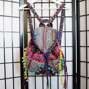 Quilted Hippie Backpack